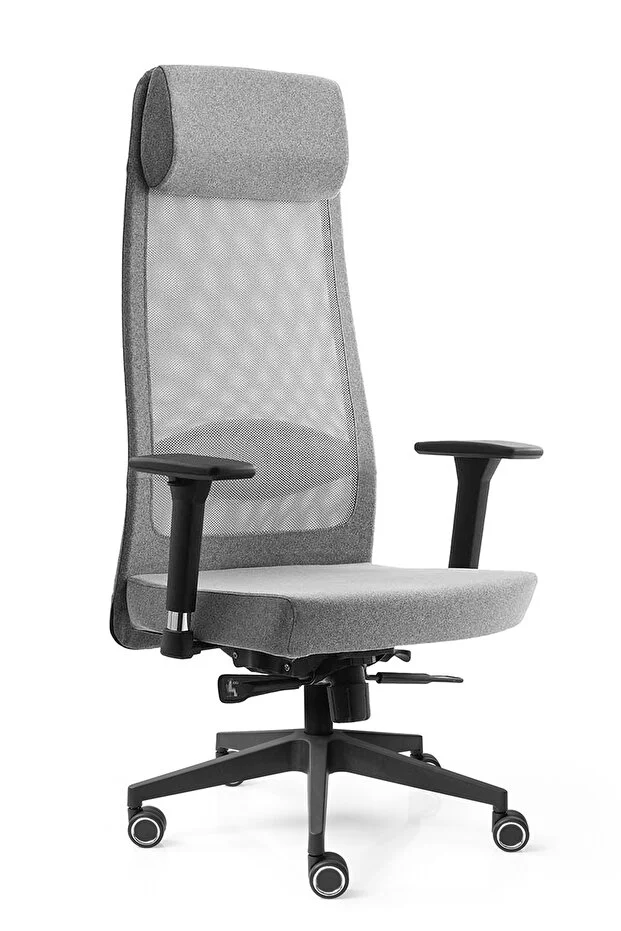 Business Çalışma Koltuğu Kumaş Gri